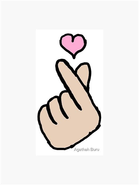 "Kpop sign" Sticker for Sale by Wolfie155103 | Redbubble