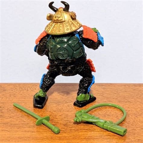 TMNT (Playmates, 1990) Original SEWER SAMURAI LEO Action Figure W ...