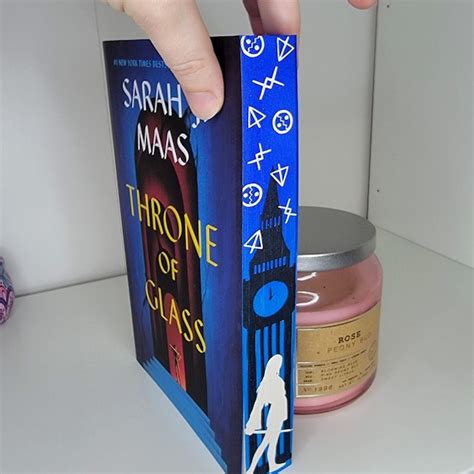 Throne Of Glass Book Edge Stencil Etsy