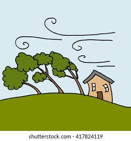 Windy Day Tree Images Stock Photos Vectors Shutterstock