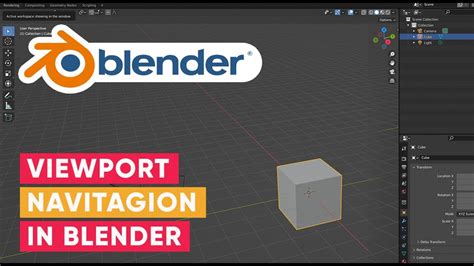 Blender Viewport Navigation Beginner Tutorial Youtube