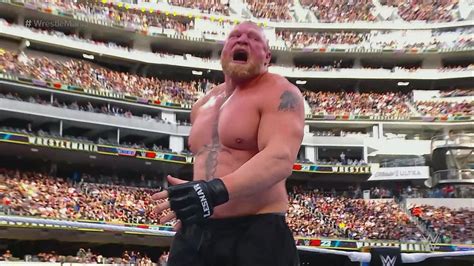 Brock Lesnar Defeats Omos At Wrestlemania Tireball Sports