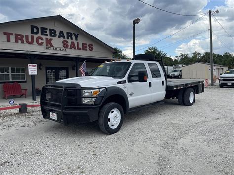 2016 Ford F 550 Xl Flatbed Truck For Sale 129000 Miles Sanford Fl 6761