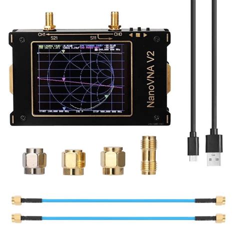 Analyseur Vectoriel Nano VNA 3GHZ Testeur MF HF LCD 3 2 NANOVNA V2