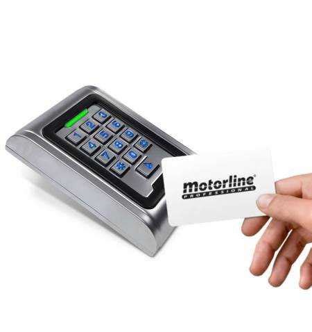 Teclado Aut Nomo Cableado Motorline Tec Con Sistema Rfid Incorporado