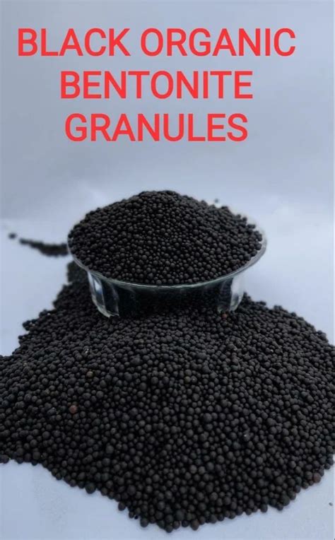 Black Organic Bentonite Granule Packaging Type Loose Grade Bio Tech