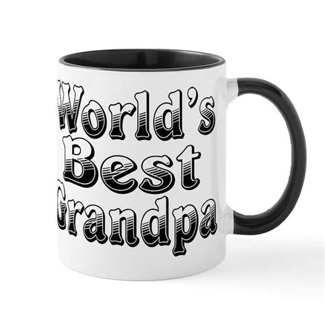 Cafepress Worlds Best Grandpa Mug 11 Oz Ceramic Mug Novelty