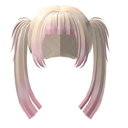 Cute Blonde W Pink Pigtails Roblox