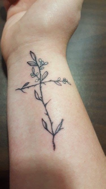 Olive Branch Cross Classy Tattoos Flower Tattoo Designs Dove Tattoos