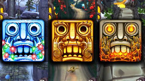 Temple Run 2 Frozen Shadows Vs Temple Run 2 Lantern Festival Vs Temple