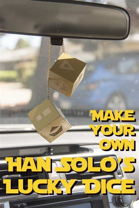 Make your own Han Solo Dice - More Than Thursdays