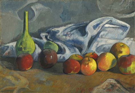 Paul Gauguin NATURE MORTE AUX POMMES 1890 MutualArt