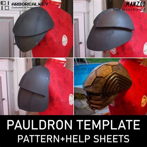 Eva Foam Pauldron Tutorial Eva Foam Affordable Costumes And Props Kamuicosplay The World Of