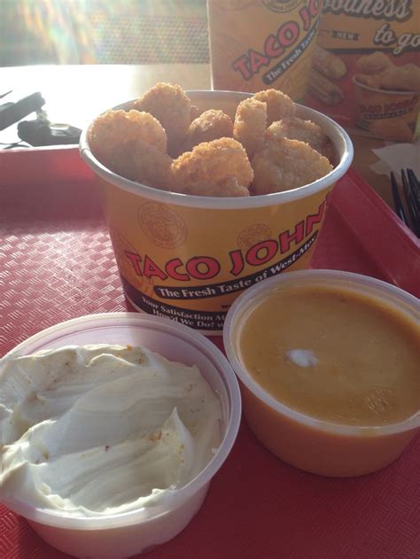 Potato Ole S With Sour Cream And Nacho Cheese At Taco John S Nacho