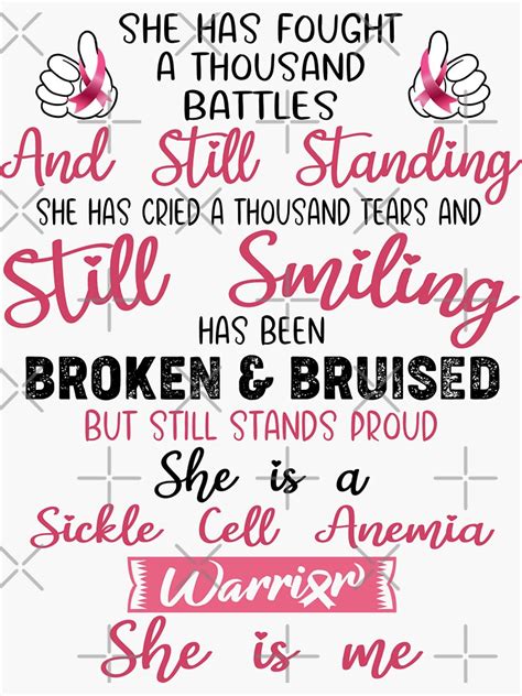 Sickle Cell Anemia Warrior She Is Me Support Sickle Cell Anemia