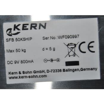 Elektronische Waage KERN SFB 50K5HIP