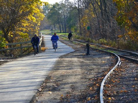 New Rail Corridor Trail & A Group on the Move - Relish Elgin