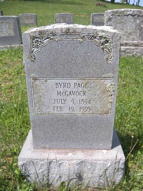 Byrd Page McGavock 1894 1995 Find A Grave Memorial