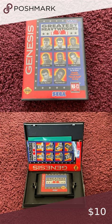 Greatest Heavyweights Boxing Game For Sega Genesis Hit Games Sega