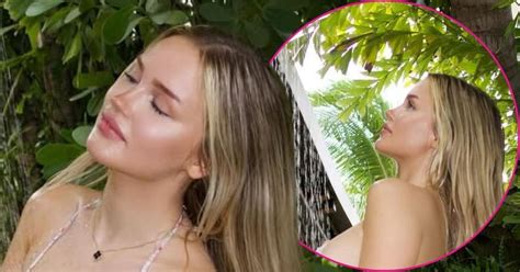 Tana Rain Shows Off Flashy Jewelry During Outdoor Bikini Shower