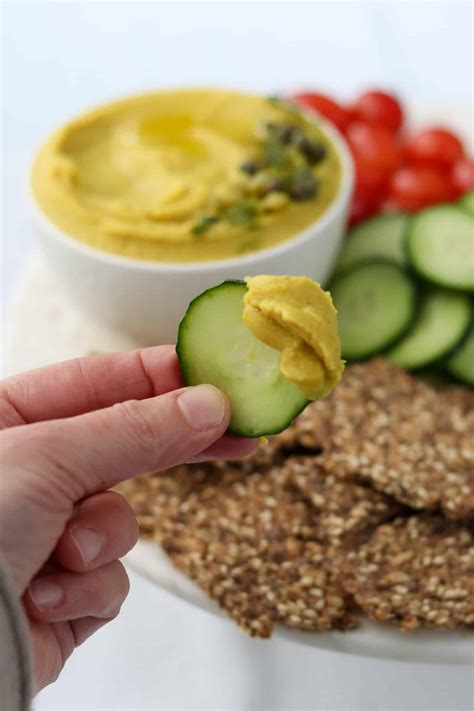 Curried Split Pea Hummus | True North Kitchen