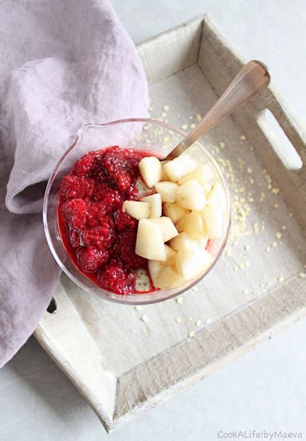 Cook A Life By Maeva Pudding De Chia Et Millet Aux Framboises Poire