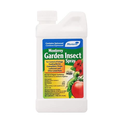 Monterey Garden Insect Spray For Sale Label And Product Info