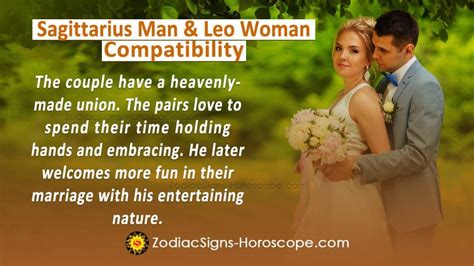 Sagittarius Man And Leo Woman Compatibility In Love And Intimacy