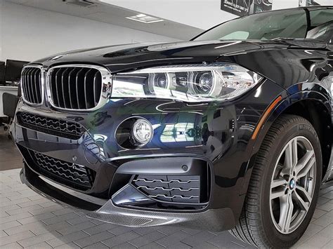 BMW F16 X6 M Sport Carbon Fiber Front Lip Spoiler 2014-2018