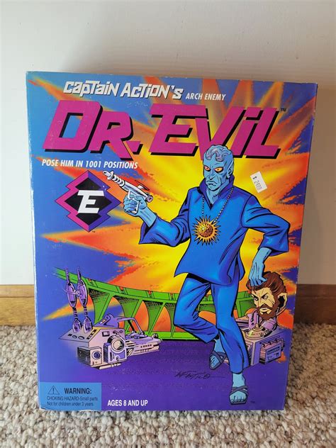 Playing Mantis Captain Action Dr Evil Action Figure Arch Enemy Etsy