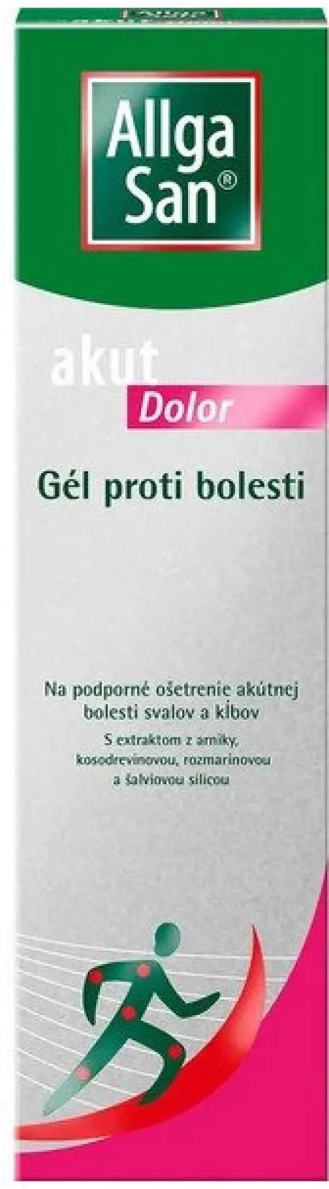 Allga San Acut Dolor Gel Proti Bolesti 100 Ml Alphega Cz