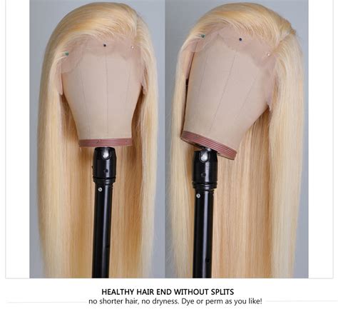 Julia Hair 13x6 Lace Frontal Blonde Straight Human Hair Wigs Pre Plucked 10A Virgin Human Hair