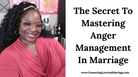 Video The Secret To Mastering Anger Management In Marriage