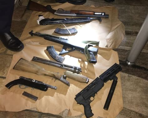 Police Seize Guns Ammunition And A Hand Grenade In Bikie Raids Riotact