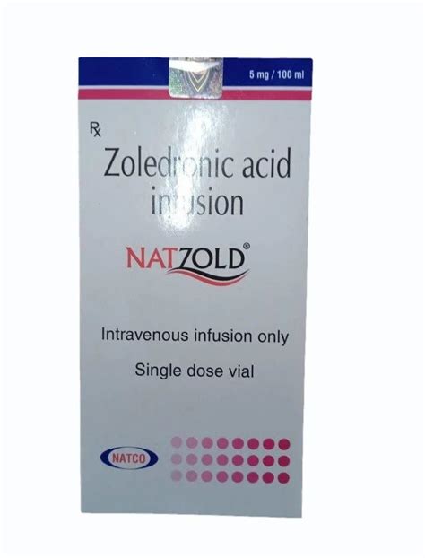 Natzold Zoledronic Acid Infusion Injection Mg At Rs Box In New Delhi