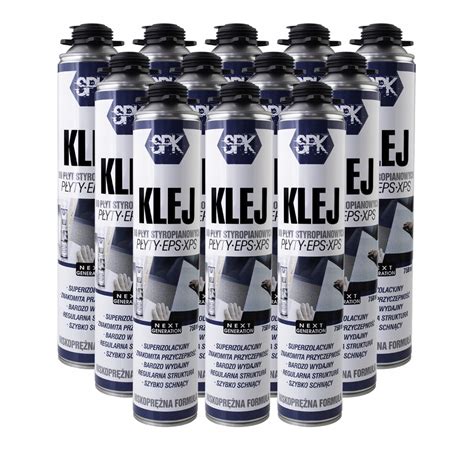 12XKlej Do Styropianu XPS EPS PIANOKLEJ SPK GENERATION PROFESSIONAL750