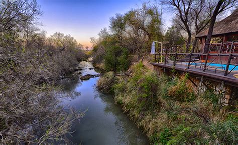 Madikwe River Lodge - each chalet overlooks the scenic Marico River