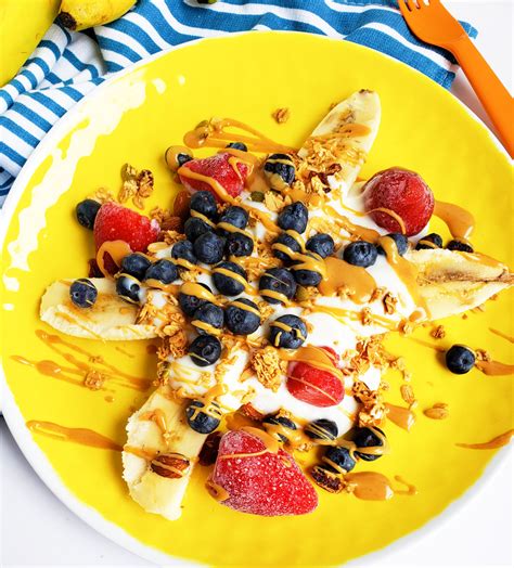 Healthy Breakfast Banana Split Little Eats And Things