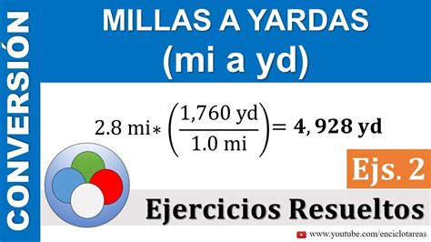 Millas A Yardas Mi A Yd PARTE 2 YouTube