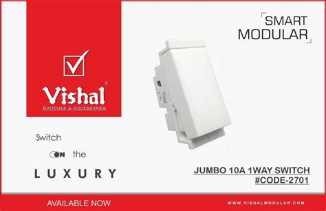 Vishal Polycarbonate Modular Switch Socket For Electrical