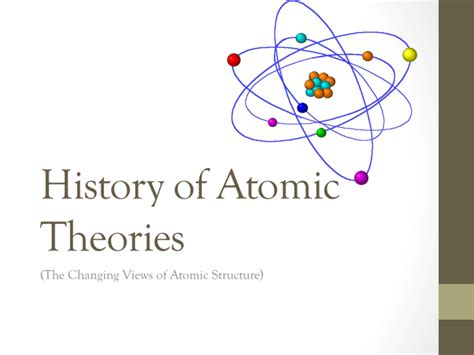 History of Atomic Theories