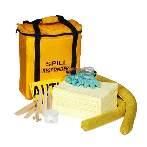 60 Piece Chemical Spill Kit GlobalEngineering EG