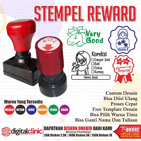 Jual Stempel Nilai Guru Penilaian Koreksi Checked Reward Shopee Indonesia