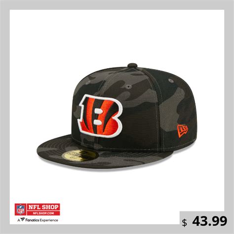 Mens Cincinnati Bengals New Era Black Camo 59fifty Fitted Hat In 2022