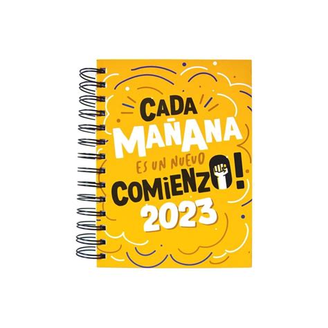 Agenda 2023 Danpex Diario Frases Pasta Dura Y Espiral 13 Cm X 16 Cm