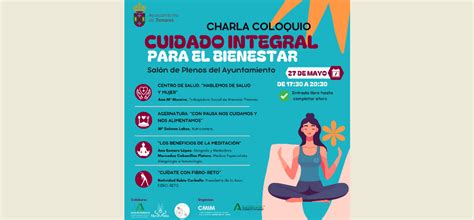 EL AYUNTAMIENTO OFRECE ESTA TARDE LA CHARLA COLOQUIO CUIDADO INTEGRAL