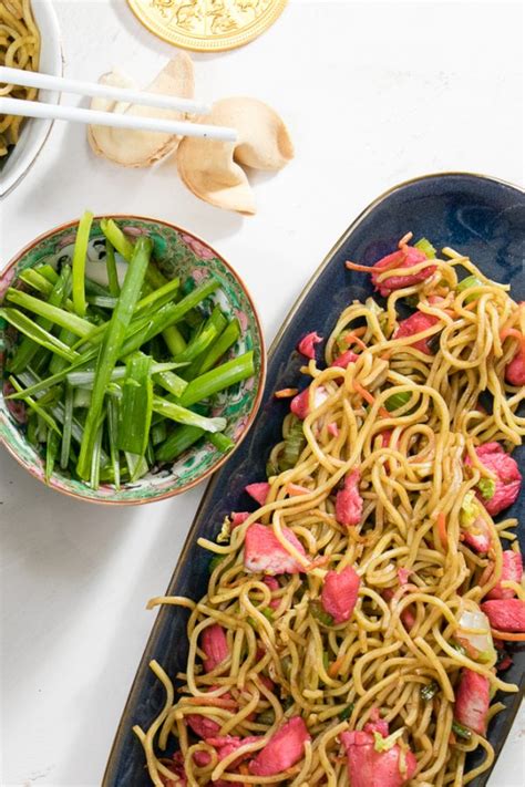 Char Siu Chinese Chicken Chow Mein Recipe Tinselbox