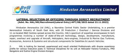 Hal Recruitment Safety Officer Posts Apply Now Tamilanguide