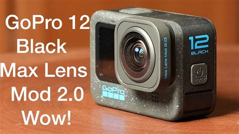 Gopro Black With Max Lens Mod Youtube