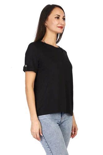 Half Sleeve Womens Plain T Shirt Casual Wear At Rs 250 Piece In